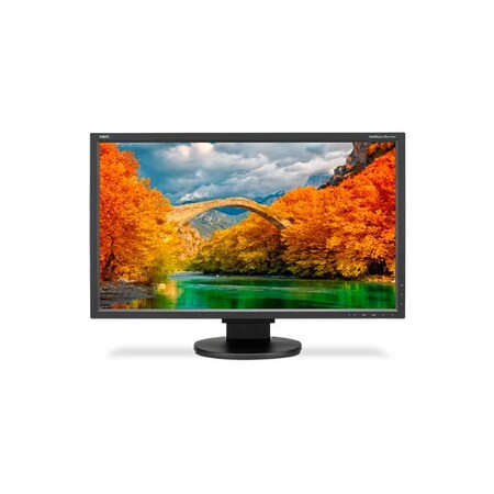 Nec MultiSync 27" 6ms VGA/DVI/HDMI/DP LED LCD Monitor, w/Spkr EA274WMI-BK